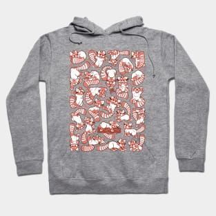 Red Panda spread Hoodie